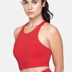 Outdoor Voices Womens Move Free TechSweat Longline Top Sports Bra Size Large